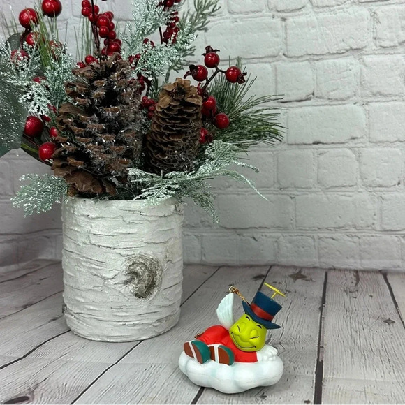 vintage grolier Jiminy Cricket disney christmas ornament angel - Picture 1 of 6